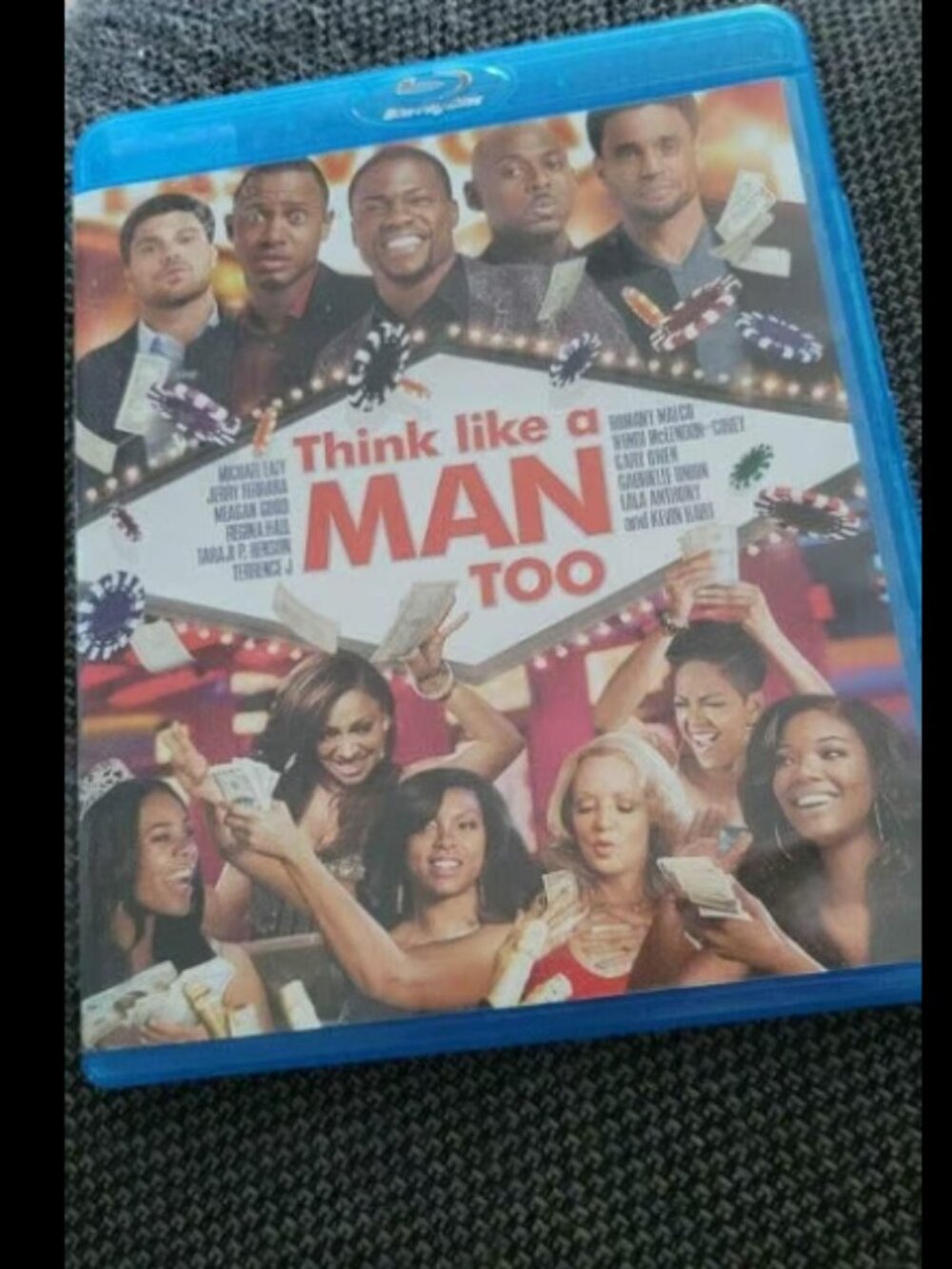 Think like a man too. Blu ray disc